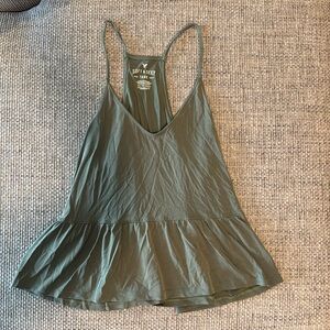 American Eagle green soft and sexy tank XS